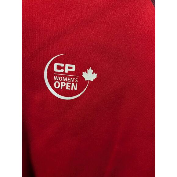 Sunice Allendale Red Pullover Golf Jacket Thermal Half Zip Logo Men's XL - Picture 3 of 9